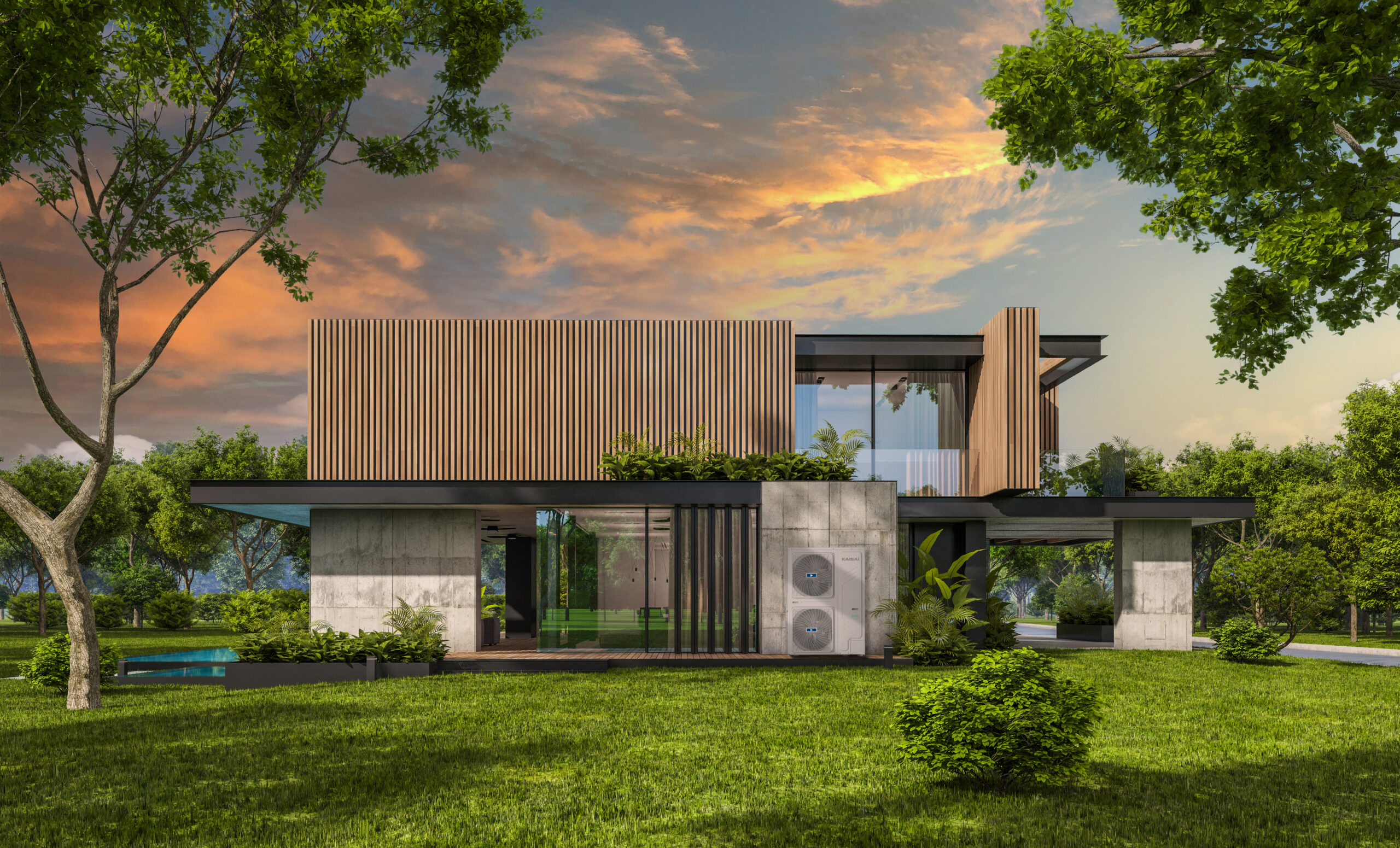 KAISAI ILMA-VESILÄMPÖPUMPPU MONOBLOCK 22-30 kW - Image 6