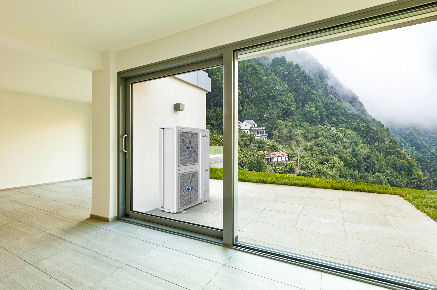 KAISAI ILMA-VESILÄMPÖPUMPPU MONOBLOCK R32 (KHC) 8-16 kW