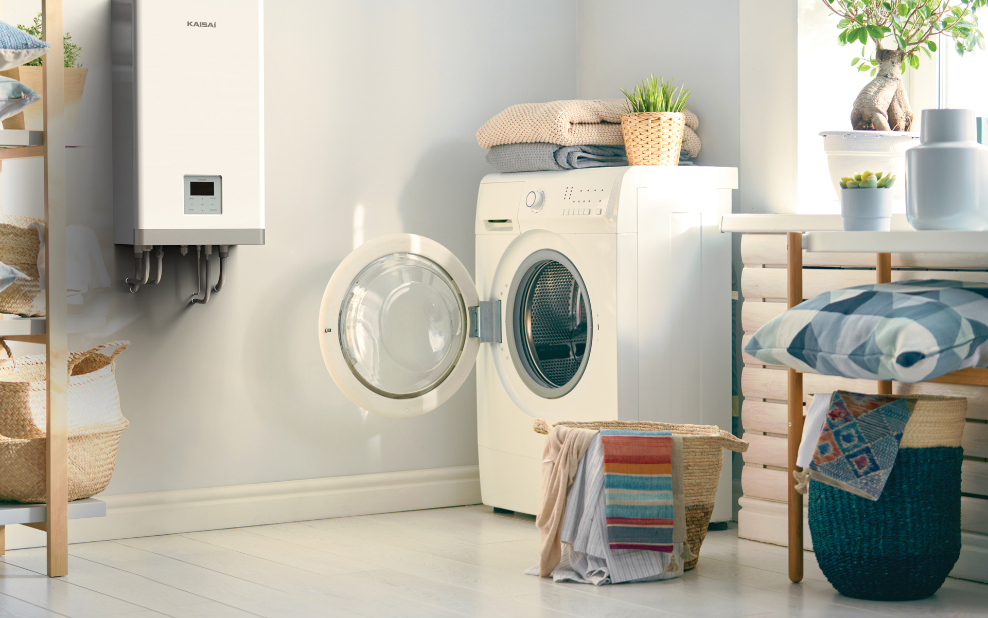 KAISAI ILMAVESI-VESILÄMPÖPUMPPU SPLIT R32 (KHA+KMK)